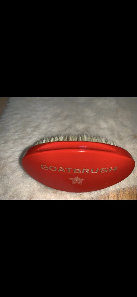 Conair Velvet Goat brush  Hairbrush Nylon Bristles  Soft-Touch Hand Red New  - Image 1 of 4
