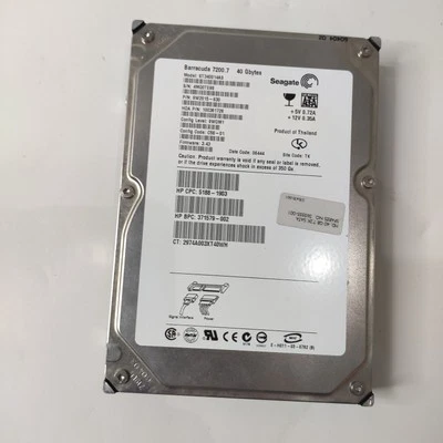 HARD DISK 3,5"  IDE - SEAGATE BARRACUDA 7200.7 - 40GB - Immagine 1 di 3