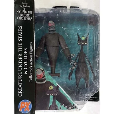 The Nightmare Before Christmas: Creature Under the Stairs & Cyclops Figures - Image 1 of 3