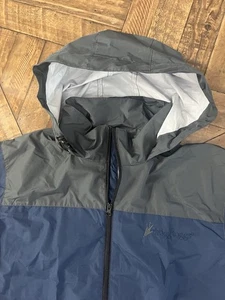 Frogg Toggs Jacket Mens Small/Medium Blue  Lightweight Water Wind Resistant 160 - Picture 1 of 12