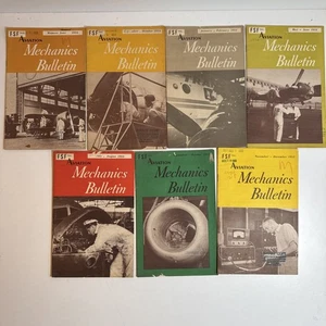 Lot of 7 Issues Aviation Mechanics Bulletin Flight Safety Foundation Inc 1954-55 - Bild 1 von 4