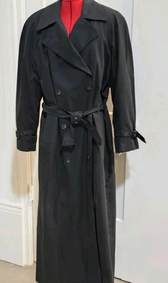 Gabardina forrada de gran tamaño para mujer ropa de lluvia vintage Anne Klein II talla 14 nueva con etiquetas Foto 1 de 4