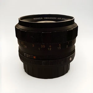 Konica Hexanon AR 57mm f/1.4 Prime Lens Vintage AR Mount - Picture 1 of 3
