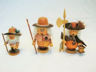 Christian Ulbricht  Räuchermännchen Wichtel Hirte , Wachmann ungeraucht Anhänger - Bild 1 von 4