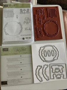 Stampin' Up! CHARMING CAFE Stamp Set + Cafe Builder Dies NEW Bistro Friends - Picture 1 of 5