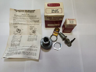 Interruptor de encendido y bloqueo Chevrolet 1965 NORS: Corvette, Chevelle, Impala HECHO EN EE. UU. Foto 1 de 4