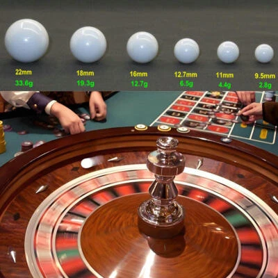 9.5~22mm Professional Casino Grade Roulette Ball (Pill) Fit 25~32 Inch Wheels - image 1 of 4