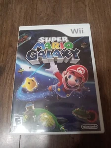 Super Mario Galaxy (Nintendo Wii, 2007) With Manual. Tested! - Picture 1 of 4