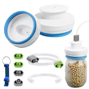 Mason Jar Vacuum Sealer Kit for FoodSaver - Food Saver Jar Sealer Attachment,... - Picture 1 of 6