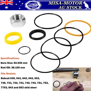 Tilt Hydraulic Cylinder Seal Kit for Bobcat 630 641 642 741 742 751 753 843 853 - Picture 1 of 13