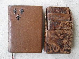 [Miniature] PETIT PAROISSIEN BIJOU plein maroquin + étui de trois carnets. - Picture 1 of 22