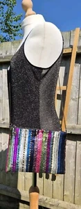 Accessorize Sequin Across The Body Pouch Bag - Picture 1 of 14