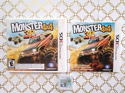 Monster 4x4 3D (Nintendo 3DS, 2012) CIB Complete, Clean Contacts - TESTED  - Image 1 of 4