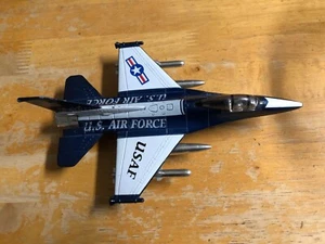 US Airforce F16 Fighter Jet Plane  USAF 7” Long Pull Back Action - Picture 1 of 1