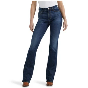 112359277 Wrangler® Jean bootcut tiro alto a medida para mujer - con encaje NUEVO - Imagen 1 de 37
