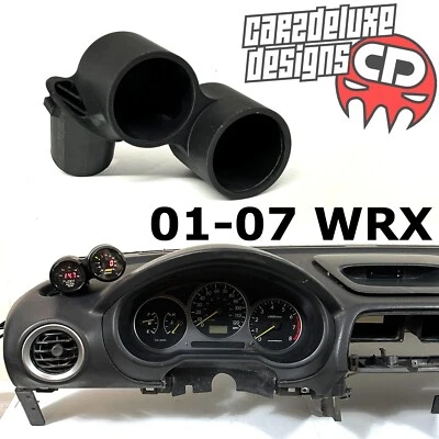 Dual gauge pod mount for 2001-2007 Impreza WRX functional defrost vent - Image 1 of 4