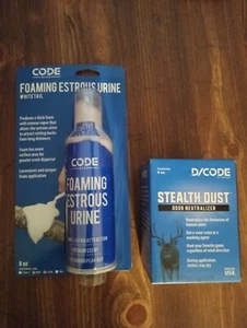 1 Code Blue Foaming Doe Estrous + 1 D/Code Stealth Dust von Code Blue  - Bild 1 von 3