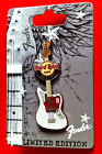HRC Hard Rock Cafe Panama Fender Era Guitar Series 2010 Jaguar White LE100 OVP