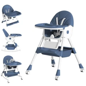 Silla Alta De Comer Para Bebe Niños Hasta 3 Años Baby High Chair Feeding Chair - Picture 1 of 6