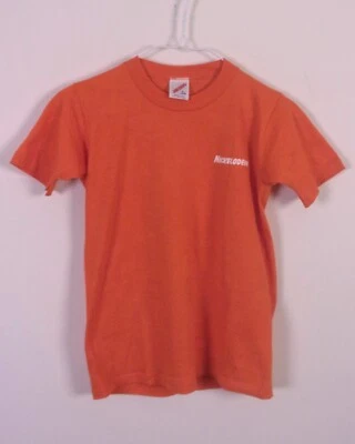 Camiseta vintage anos 80 anos 90 Deadstock nova sem etiquetas Jerzees Nickelodeon ponto único Youth G - Imagem 1 de 4