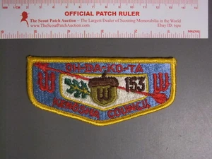 Boy Scout OA 153 Oh-da-ko-ta flap 7201NN - Foto 1 di 1