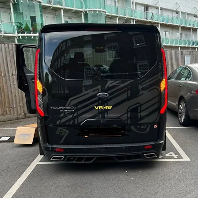 For Ford Transit Custom MK2 Sequential Indicator LED Rear Lights Smoked Lenses - Image 1 of 4