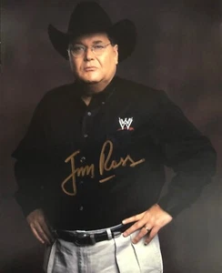 WWF and AEW JIM ROSS SIGNED 8X10 Photo  - Picture 1 of 1