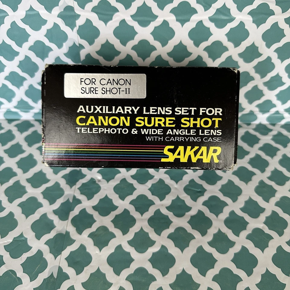 Sakar Vintage Auxillary Lens For Canon Sure shot Telephoto and Wide Angle - Image 1 of 4
