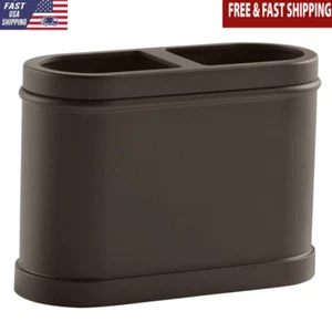 Durable Metal Toothbrush Holder Chic Design Organized Slots Bathroom Accessory - Picture 1 of 4