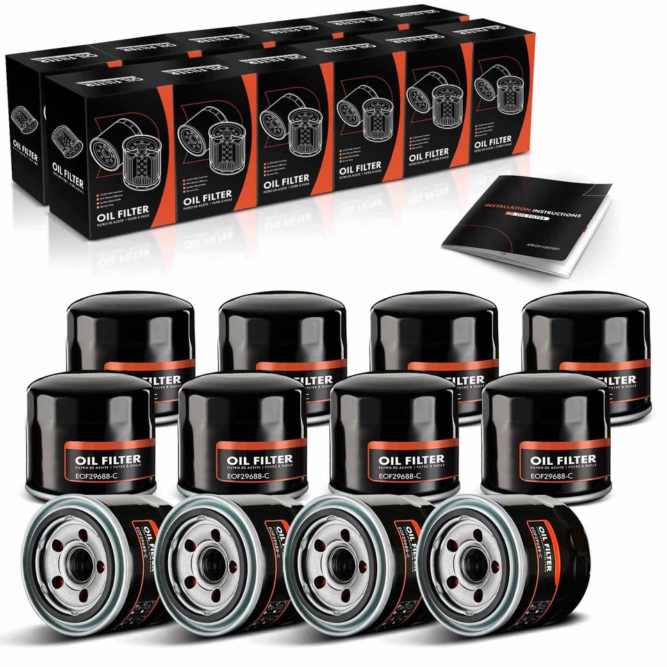12x Engine Oil Filter for Mazda MX-3 Mercury Mitsubishi Plymouth Infiniti 10K - Image 1 of 4