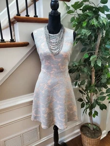 Maggy London Women's Polyester Round Neck Sleeveless Knee Length Dress 10P - Picture 1 of 10