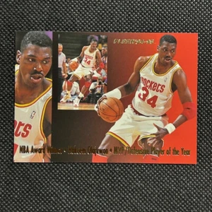 1994-95 Fleer #3 Hakeem Olajuwon NBA Award Winner Houston Rockets HOF - Picture 1 of 2