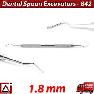 Dental Spoon Excavator 842 (1.8 mm) Tooth Cavity Carious Removers Double Ended - Picture 1 of 6