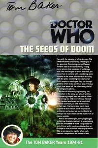Doctor Who: The Seeds of Doom DVD Insert Signed by TOM BAKER - Picture 1 of 1
