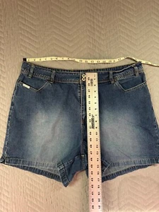 Vintage Womens Carolina Blues PLUS Denim Shorts Size 20W - Picture 1 of 5