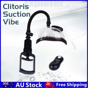 Vagina Clitoris Sucker Nipple Suction Vibe Vacuum Pump Vibrator Breast Massager - Picture 1 of 12