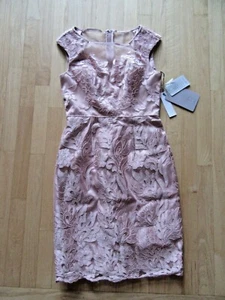 23W/JS COLLECTIONS DAMEN COCKTAILKLEID/ROSA/ÄRMELLOS/NEU MIT ETIKETT/GRÖSSE 8/SPITZE! - Bild 1 von 7