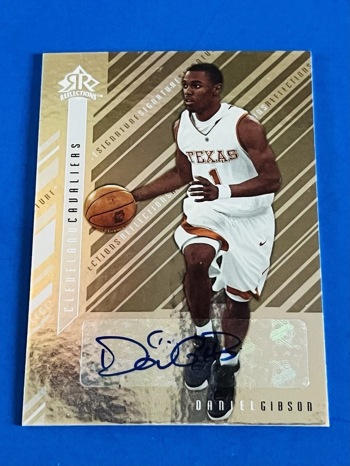 2006-07 UD Reflections Daniel Gibson Cavaliers Signature Rookie Auto Card #SR-DG - Image 1 of 2
