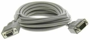 Quality RS Pro Serial Cable Assembly 5m Male to Female, DB9 to DB9 - Picture 1 of 2