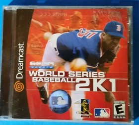 Sega Dreamcast  - World Series Baseball 2K1 - Case, Book & Game Disc