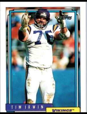 1992 Topps #39 Tim Irwin Near Mint - Image 1 of 2