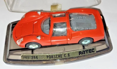 PORSCHE C. 6 modellino automobile PILEN Scala 1/43 ROSSA box originale , Ref.394 - Immagine 1 di 4