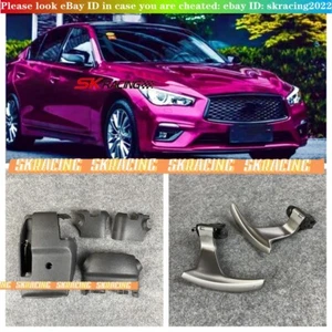 Juego de perillas de paleta de cambio plateadas de repuesto para infiniti Q50 2014-2021 - Imagen 1 de 12