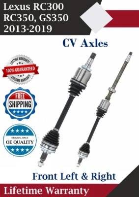 Nuevos ejes CV delanteros OE para Lexus RC300/RC350/GS350 2013-2019 garantía de por vida Foto 1 de 4
