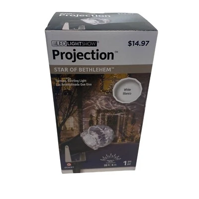 Gemmy  New LED Lightshow  Projection Star Of Bethlehem Swirl - Image 1 of 4