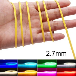 5M 2.7mm COB Tira de luces LED 480LEDs Stripe Luces Cadena Uniforme 3.7/5/12V - Imagen 1 de 20