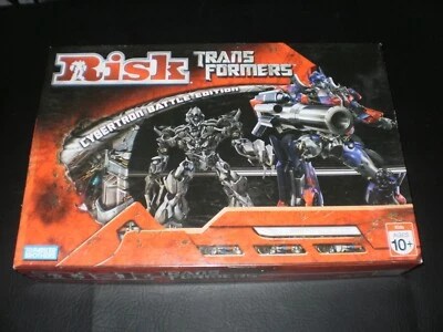  RISK TRANSFORMERS CYBERTRON EDITION PARKER BROTHERS 2007 EXCELLENT CONDITION  - Image 1 of 4