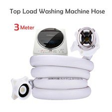 Top Load Washing Machine Hose 3 Meter Extension Washers Drain Tap Faucet Adapter