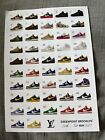 Louis Vuitton x Nike Air Force 1 Exhibit Brochure Pamphlet NOT IN STORES! VIP 