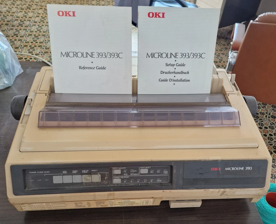 Okidata Microline 393  24 Pin Dot Matrix Printer - Immagine 1 di 1